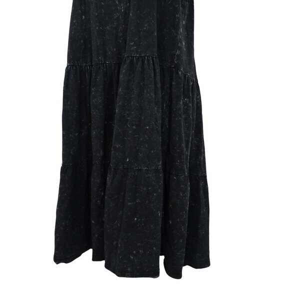 Olivia Rae Black Tie Dye Sleeveless Tiered Cami Tank Dress Women Size M - Picture 3 of 9